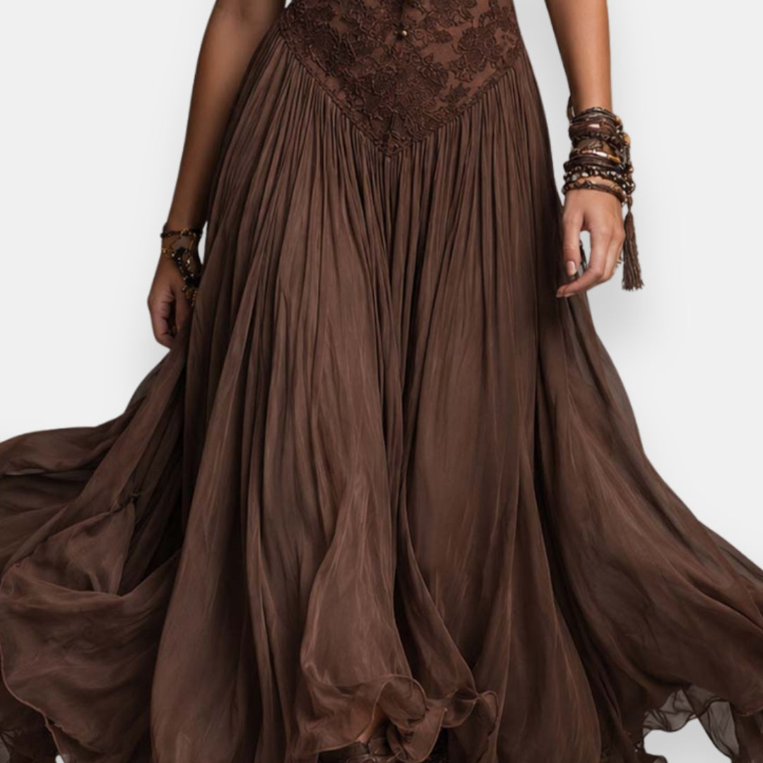 Iselva™ | Vestido bohemio de encaje
