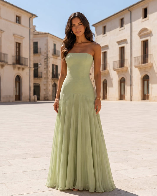 Olivaria™ | Vestido de elegancia discreta