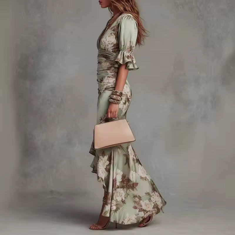 Nuria | Vestido maxi floral