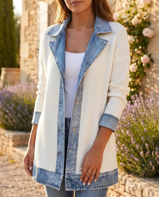 Valeria | Chaqueta de denim mezclado