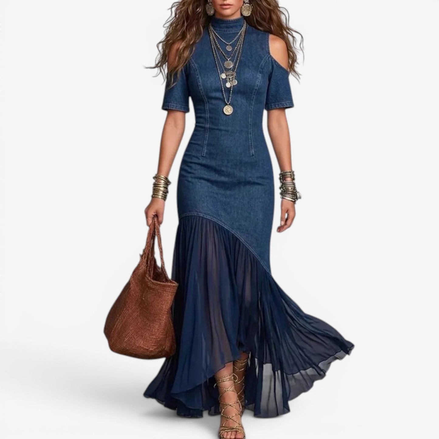 Alma | Vestido largo vaquero