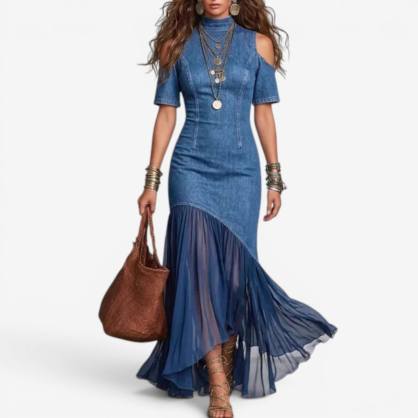 Alma | Vestido largo vaquero