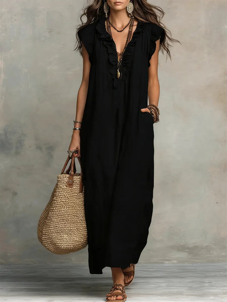 Capdelia™ | Vestido bohemio elegante y fluido