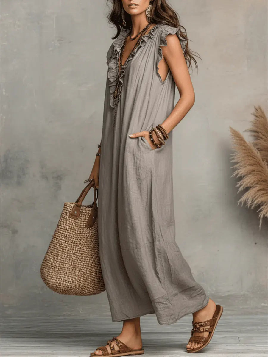 Capdelia™ | Vestido bohemio elegante y fluido