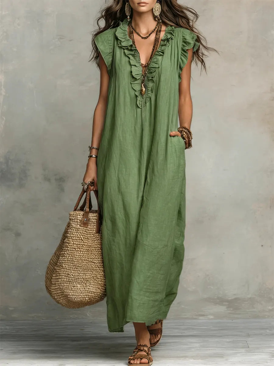 Capdelia™ | Vestido bohemio elegante y fluido